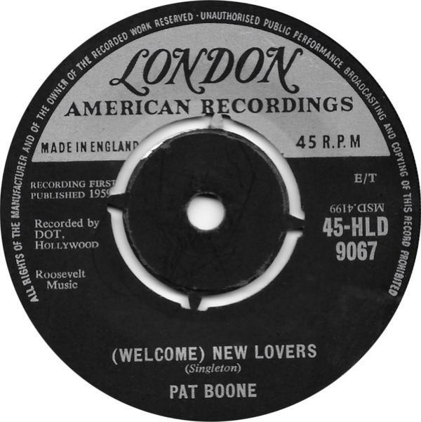 Pat Boone - (Welcome) New Lovers