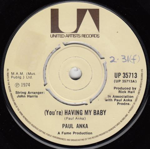 Paul Anka - (You're) Having My Baby