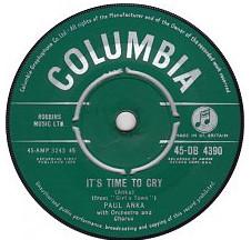 Paul Anka - It's Time To Cry