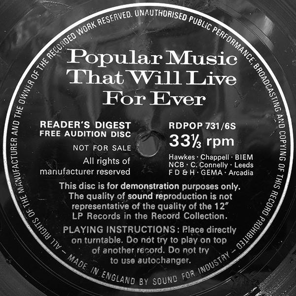  - Popular Music That Will Live For Ever