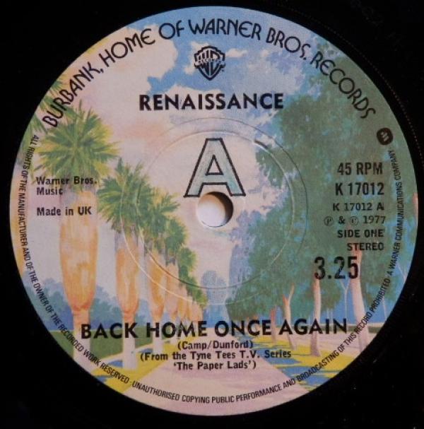 Renaissance  - Back Home Once Again