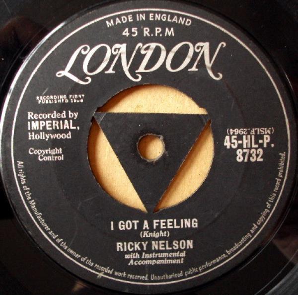 Ricky Nelson  - I Got A Feeling