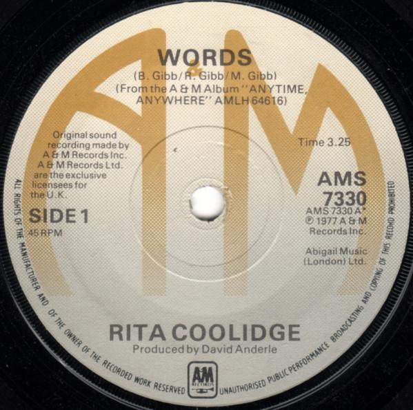 Rita Coolidge - Words