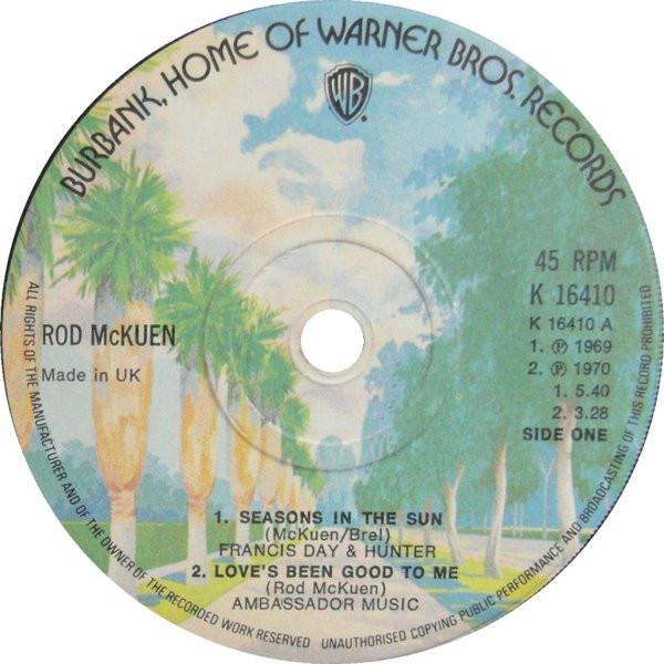 Rod McKuen - Seasons In The Sun