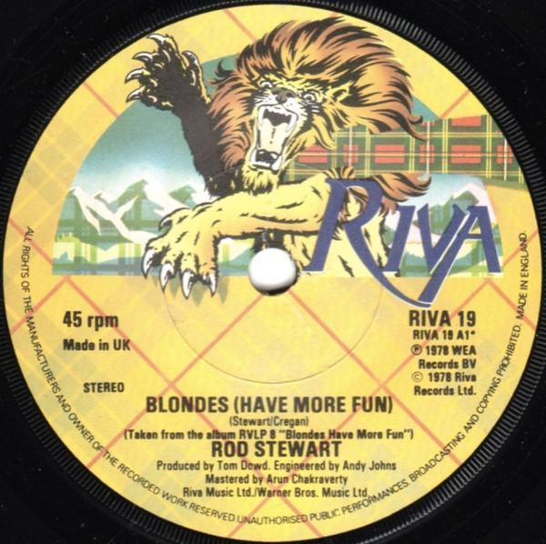 Rod Stewart - Blondes (Have More Fun) / The Best Days Of My Life