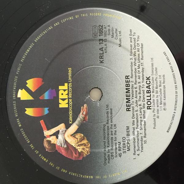 Rollback - Remember