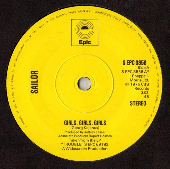 Sailor - Girls, Girls, Girls