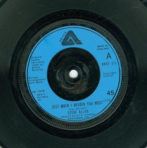 Steve Allan - Just When I Needed You Most
