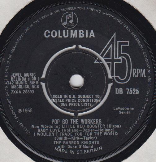 The Barron Knights, Duke D'Mond - Pop Go The Workers