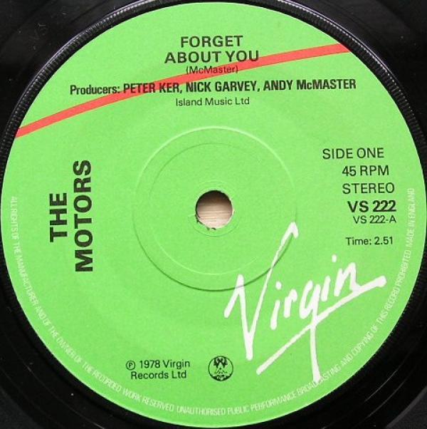 The Motors - Forget About You
