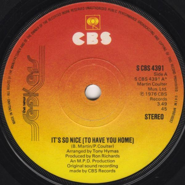 The New Seekers - It's So Nice (To Have You Home)