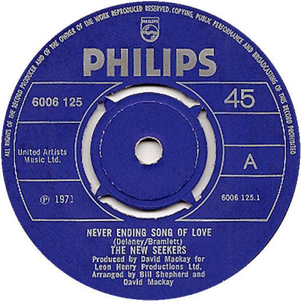 The New Seekers - Never Ending Song Of Love