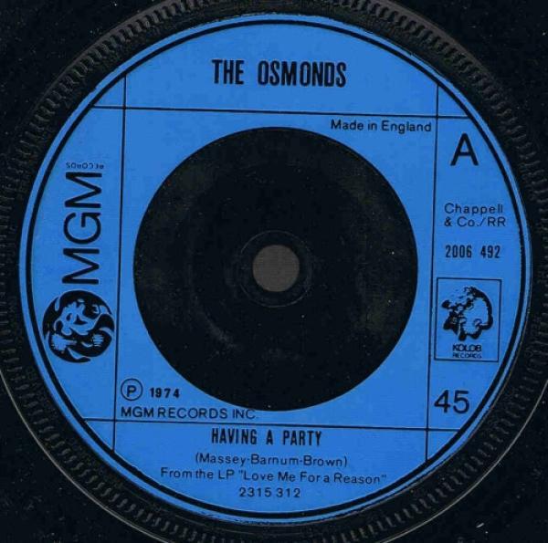 The Osmonds - Having A Party