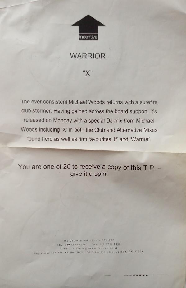Warrior - X (Alternative Mix)