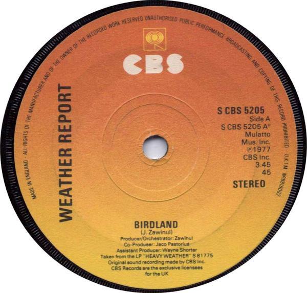 Weather Report - Birdland