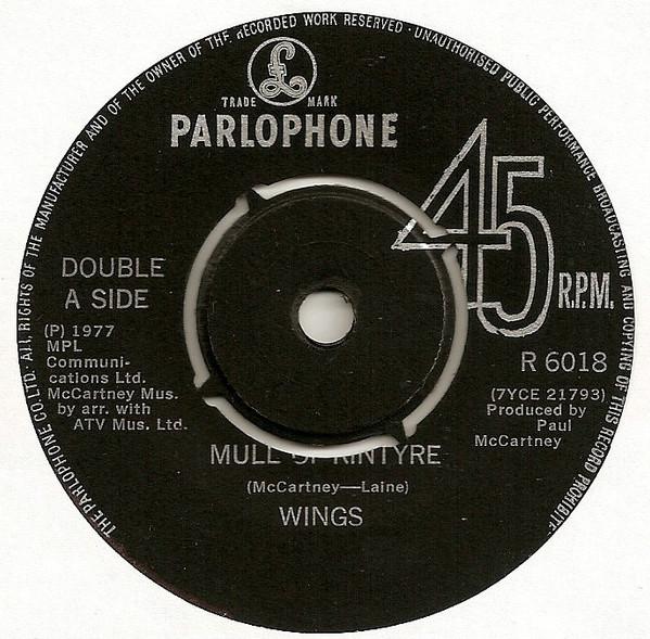 Wings  - Mull Of Kintyre / Girls' School