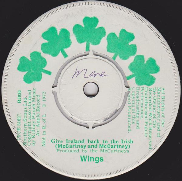 Wings  - Give Ireland Back To The Irish